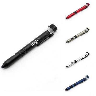 LED Compass 6-in-1 Ballpoint Pen