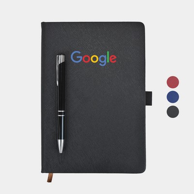 TiTUS® High Quality Magnetic Notebook with Metal Pen