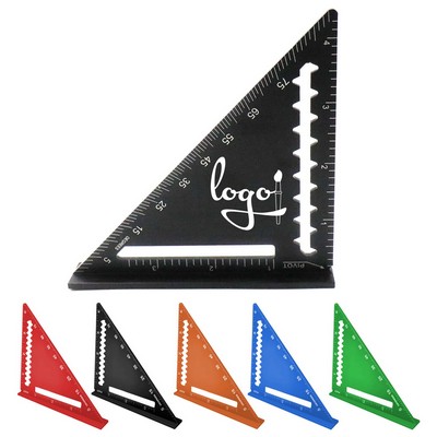 4-Inch Aluminum Triangular Ruler