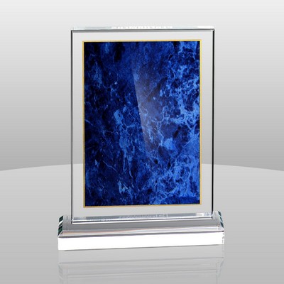 Blue Marble Print Award (9"x6"x2")