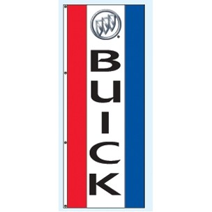 Single Faced Free Flying Drape Flags (Center Panel - Buick®) (3' x 8')