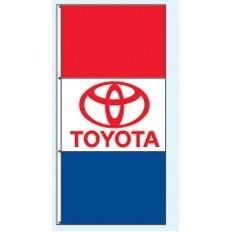 Double Faced Free Flying Drape Flags (Toyota®)