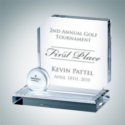 Hole in One Optical Crystal Award