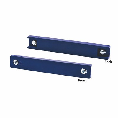 Blue Vinyl Sleeve Magnetic License Plate Holders