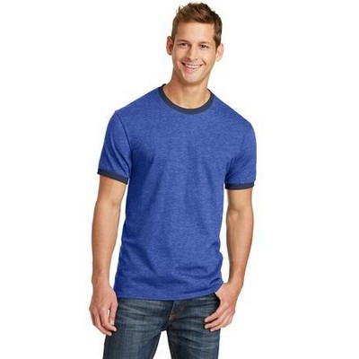 Port & Co Core Cotton Ringer Tee.