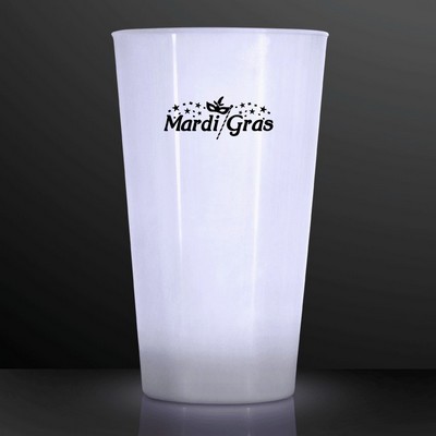 LED White Glow Cups - PRINTED