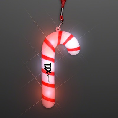 Light Up Candy Cane Necklaces - PRINTED