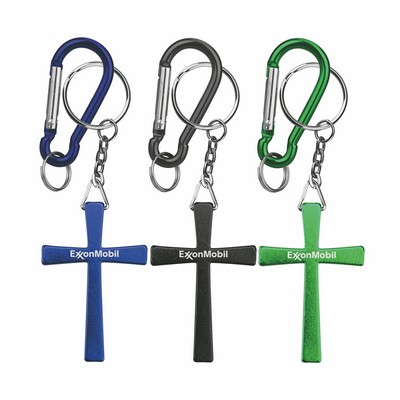 Cross Shape Key Holder w/Carabiner