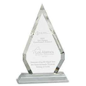 Solitaire Diamond Award, 8 1/2"H