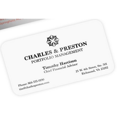 1 Standard Foil Stamped Business Cards (Gold, Silver, or Black)
