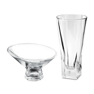 Crystal Set W/ Silver Medallion
