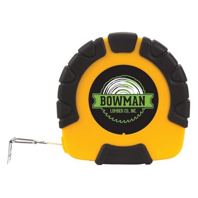 Johnson® 100' Jobsite™ Geared Close Case Steel Tape Measure