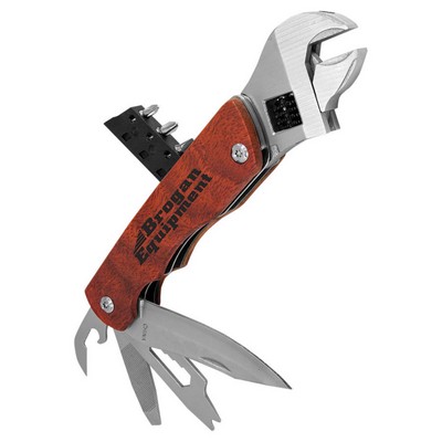 Wrench Multi Tool with Wood Handle/Bag