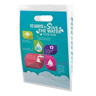 Digital Full Color 2-Sided Merchant Paper Bag with Gussets (9"x 13"x 2.5")