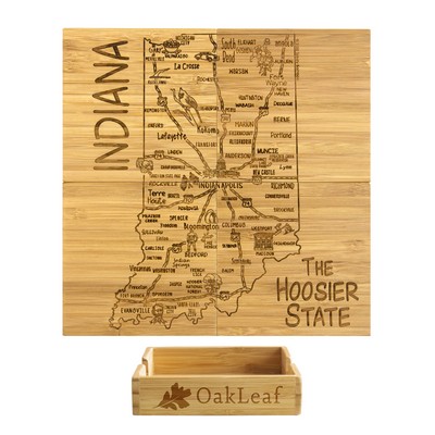 Indiana Puzzle Coaster Set