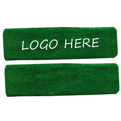 Terry Embroidered Sweat Headband