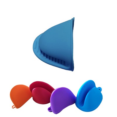 Baking Oven Mitts Kitchen Anti Scald Silicone Glove Clips