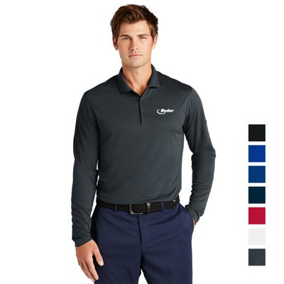 Nike Dri-FIT Micro Pique 2.0 Long Sleeve Embroidered Polo