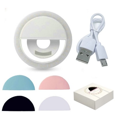Recharge Round Cell Phone Led Selfie Ring Light