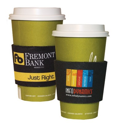 Coffee cup slip-1 color silk screen-1 side
