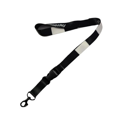 Quick Release Buckle Polyester Lanyard MOQ 50PCS