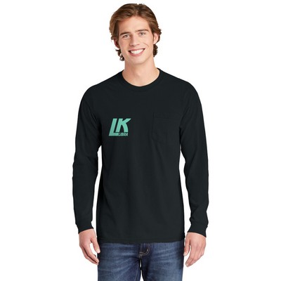 Comfort Colors Heavyweight Ring Spun Long Sleeve Pocket Tee