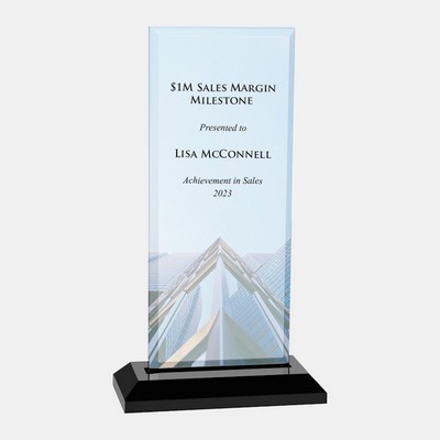 Color Photo Imprinted Acrylic Inspire Award (L)