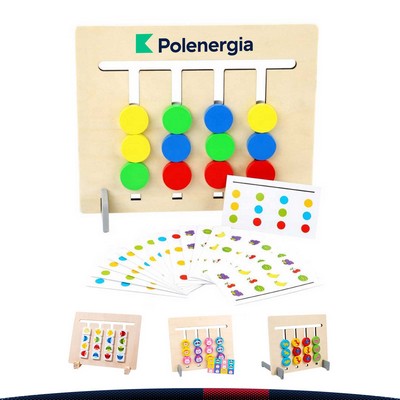 Cheering Child 4 Colors Memory Chess Game