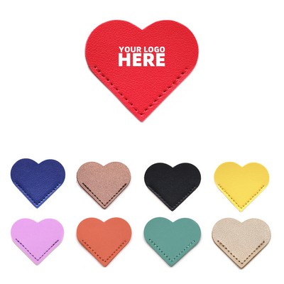 Leather Heart Bookmark