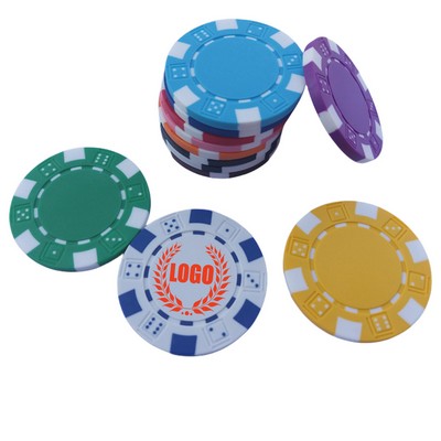 Full Color Poker Casino Chip Party Toy Game Currency Tokens