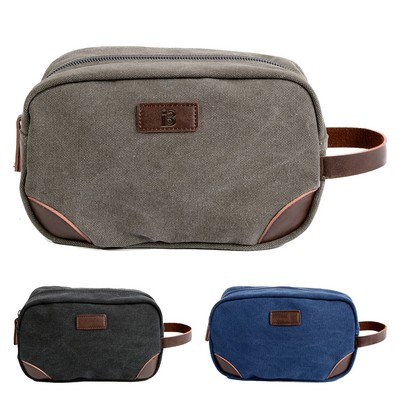 Canvas Toiletry Bag