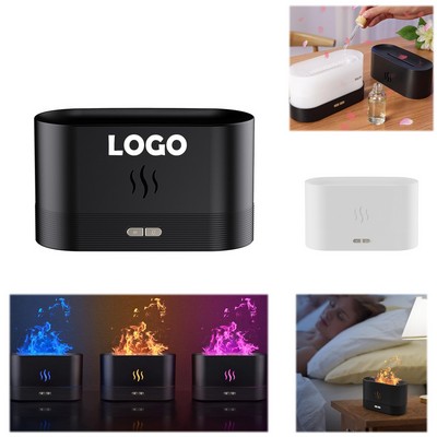 Colorful Flame Air Aroma Oil Diffuser Humidifier