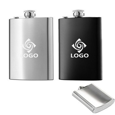 8oz Stainless Steel Hip Flask For Liquor