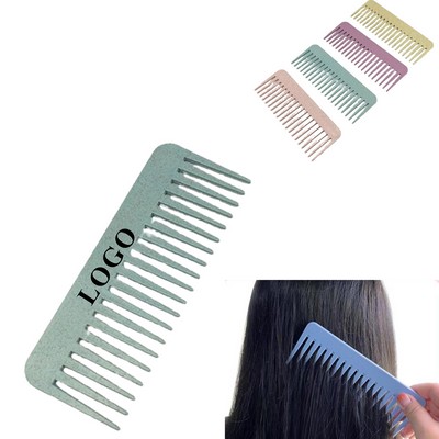 Wheat Straw Wide Tooth Comb