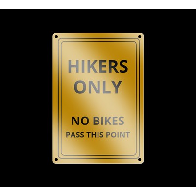 Reflective Custom Trail Markers Signs (1ft x 1ft/Sqft)
