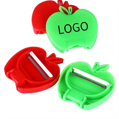 Plastic Foldable Fruit Peeler Apple Shaped Peeler