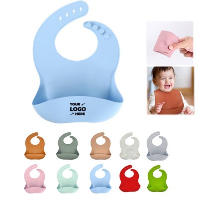 Soft Adjustable Baby Feeding Bib