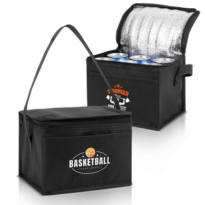 6 Can Non-Woven Insulated Cooler Bag ( 8" X 6" X 6" )