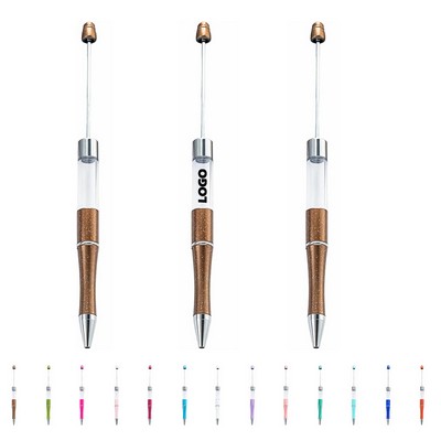 Beadable Clear Ballpoint Pen