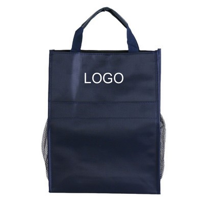 Touch Fastener Portable Document Bag Briefcase