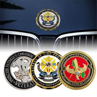 Metal Sign Making Stainless Steel Alloy Car Sticker