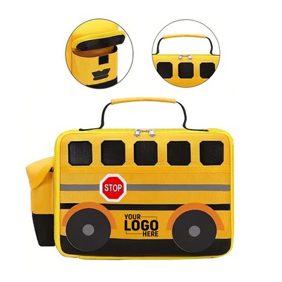 School Bus Lunch Bag