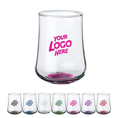 15 oz Rose Bud Stemless Glasses