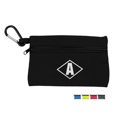 Reusable Zipper Pouch with Carabiner