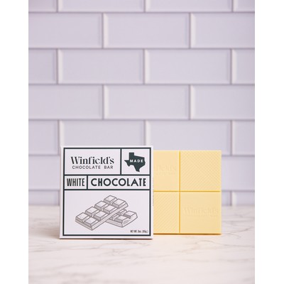 Square White Chocolate Bar