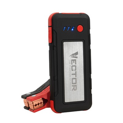 Vector 1200 Peak Amp Jump Starter, Dual USB, Rechargeable