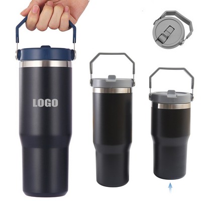 20 Oz. Stainless Steel Cups Mug w/Straw