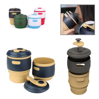 Collapsible Silicone Coffee Cup