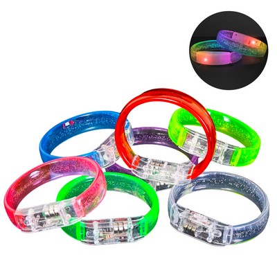 Color Change Bangle Bracelet, Light Bubbles - Blank