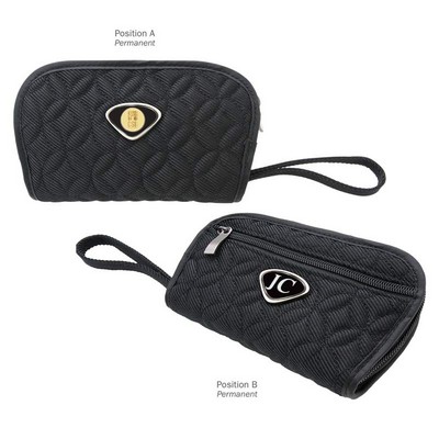 Women's Travel Wallet W/ Gold Medallion